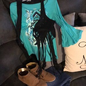 😍 Justice shirt and Vest combo